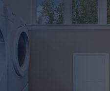 Dehumidifier in Laundry Room