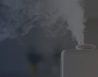 Close-Up of Humidifier Releasing Mist