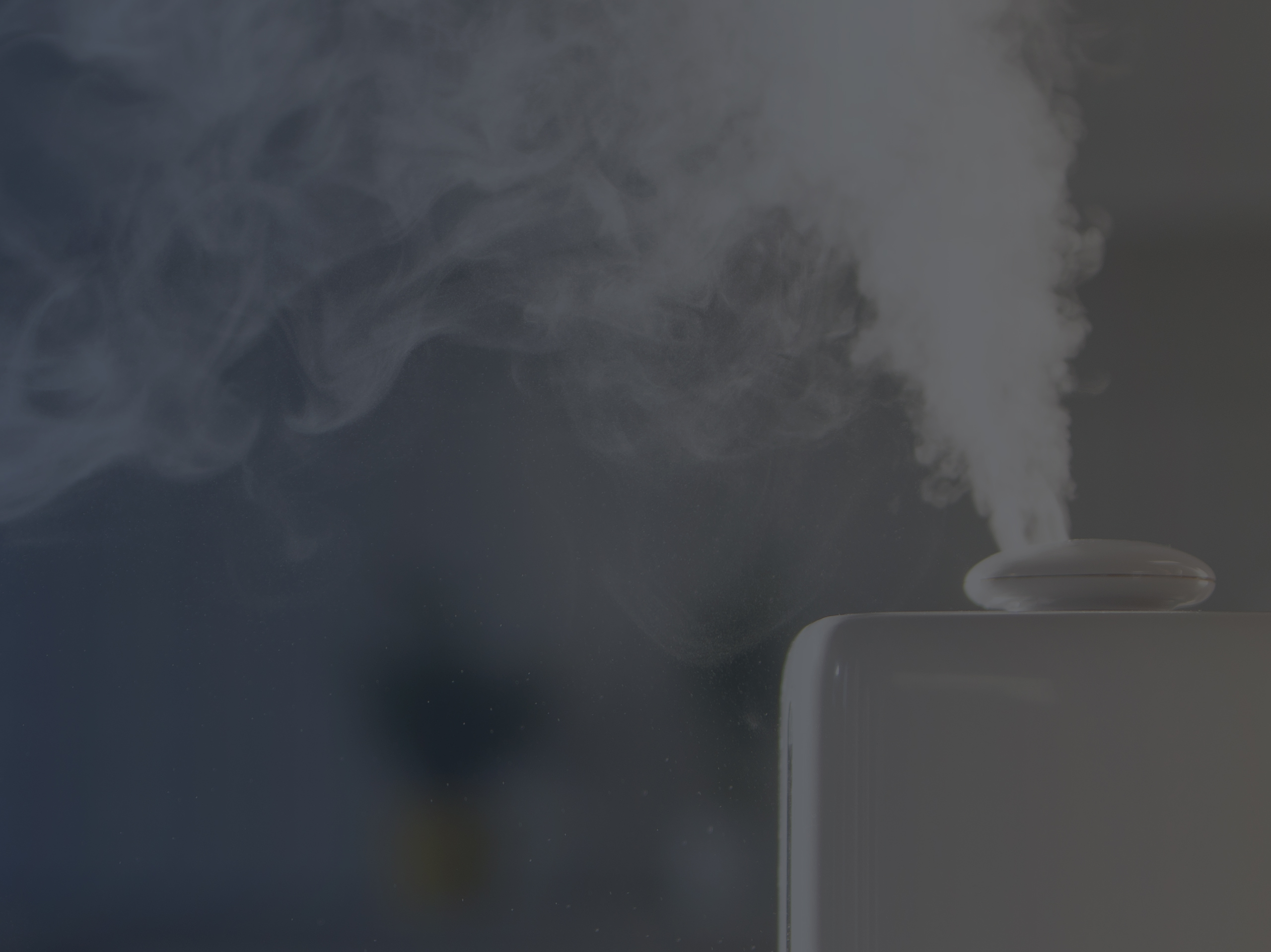 Close-Up of Humidifier Releasing Mist