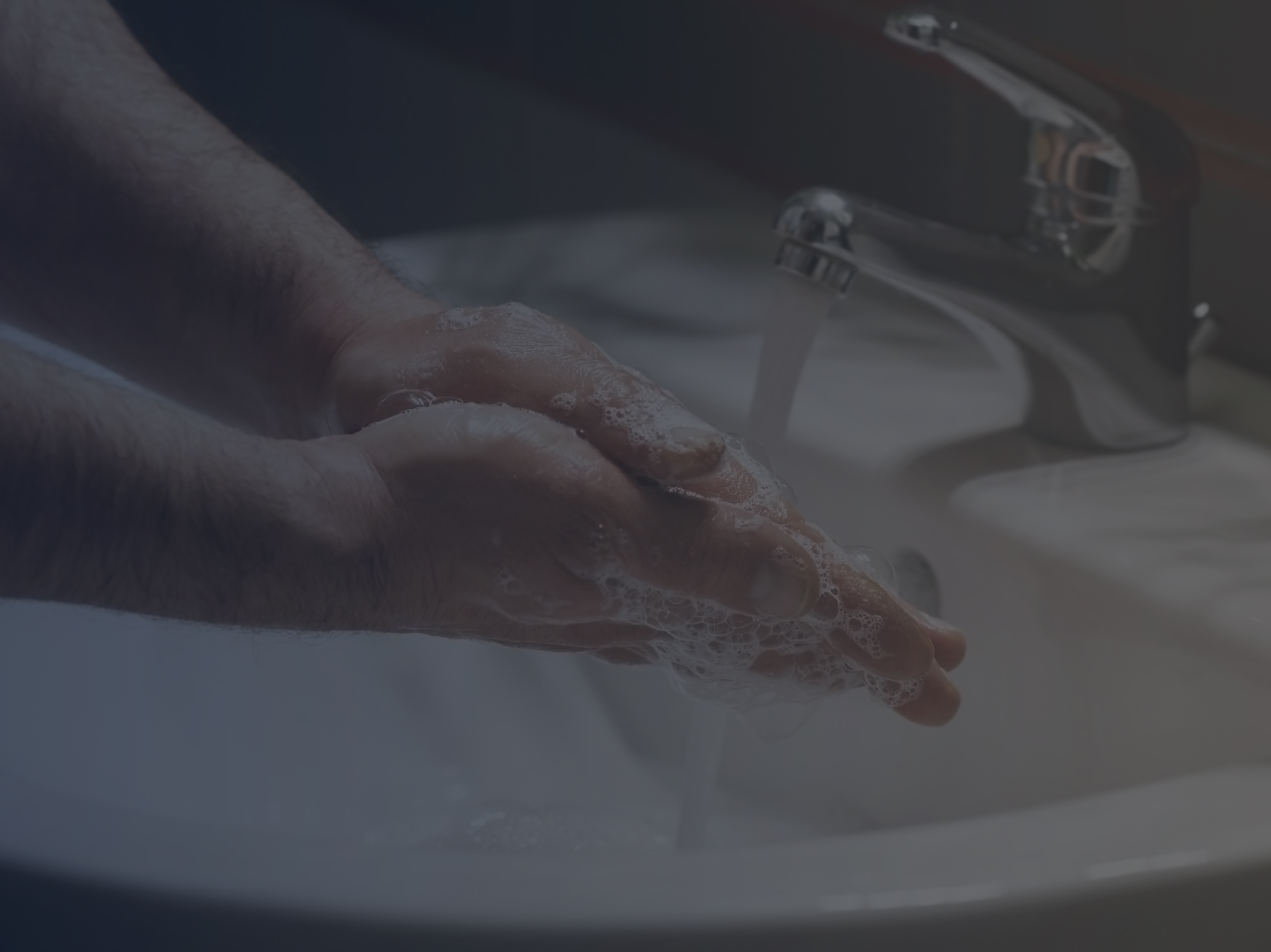 Man Washing Hands