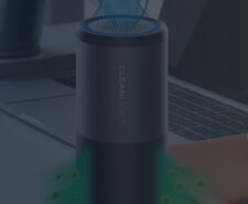 UV Air Purifier on Office Desk