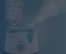 Mist Released by Water Bottle Humidifier