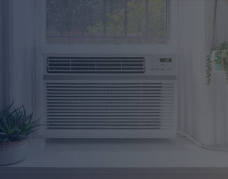 Della Window Air Conditioner Installed in Living Room